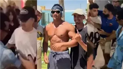 صفعه بقوة.. فيديو “خناقة نص الليل” في الساحل الشمالي بين الفنان محمد رمضان وأحد الشباب