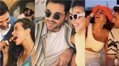 من هي الفتاة التي ظهرت مع أحمد عز؟ حبيبته !!