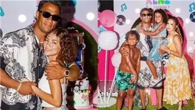 زوجة محمد رمضان تثير ضجة في عيد ميلاد ابنتها.. كيف ظهرت؟