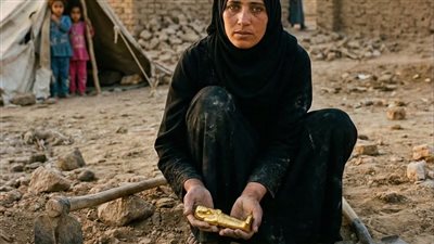اشترت ام ارض وعند الحفر اكتشفت سراً غير كل شيء