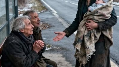 كانت ذاهبة لمقابلة عمل… ثم وجدت زوجين مسنّين مُتروكَيْن والکاړثة بدأت!