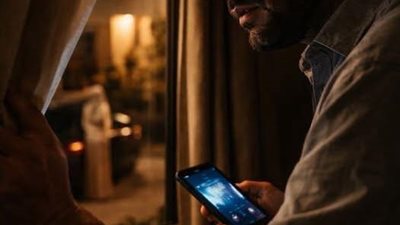 أخذ هاتف زوجته المشابِهَ لهاتفه بدون قصد، فلما فتح الهاتف رأى رسائلَ عديدة تنتظر في الواتس